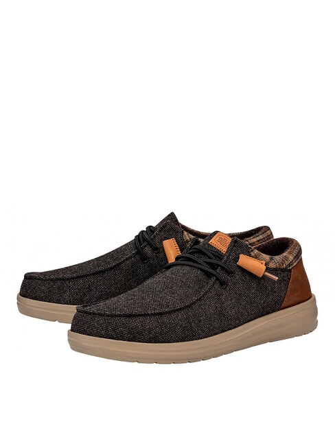 HEY DUDE WALLY Scarpa slip-on in lana brown - Scarpe Uomo