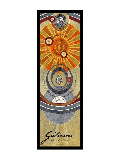 GATTINONI PLANETARIUM Stola in seta printed classic - Sciarpe