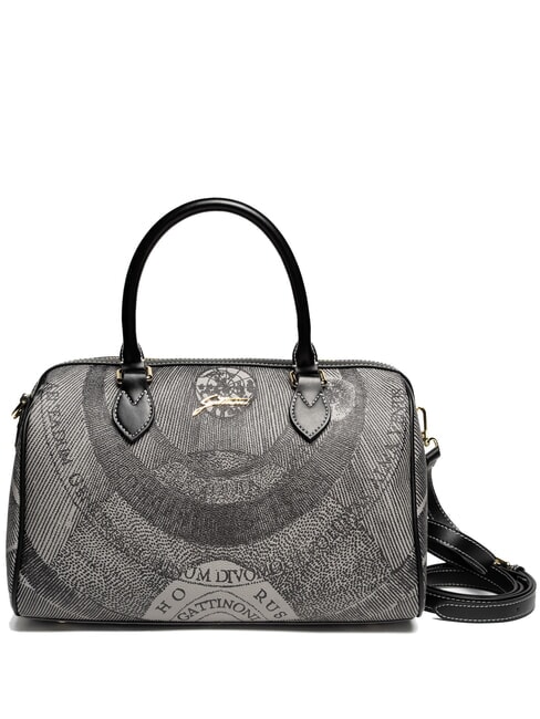 GATTINONI PLANETARIUM Borsa bauletto con tracolla monocromat.black/black - Borse Donna