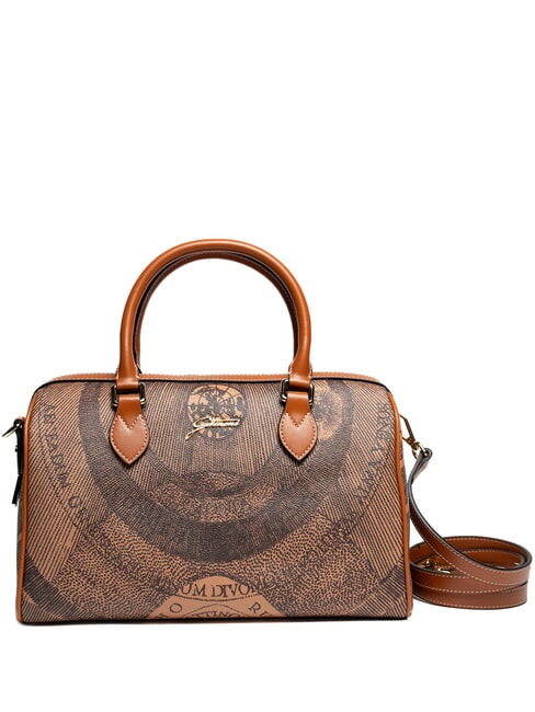 GATTINONI PLANETARIUM Borsa bauletto con tracolla monocromat.dk brow/tan - Borse Donna