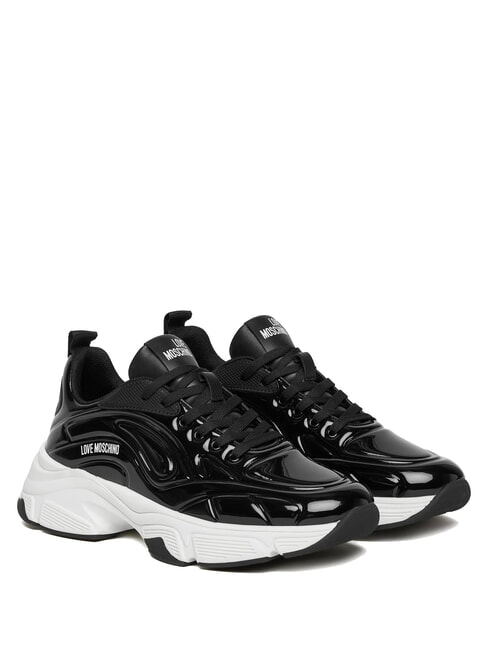 LOVE MOSCHINO STARDUST 60 Sneakers Nero - Scarpe Donna