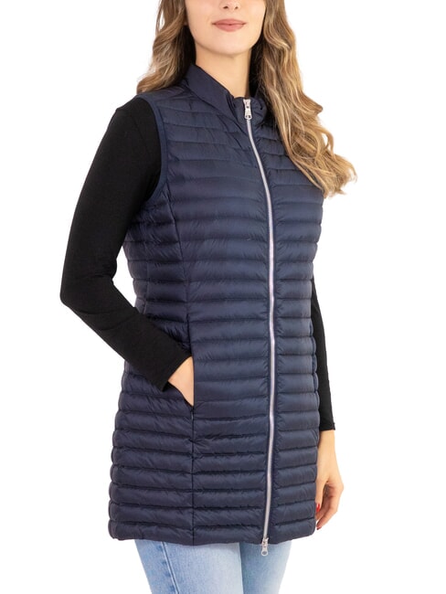 COLMAR PUNKY Gilet smanicato lungo leggero navy blue - Gilet Donna