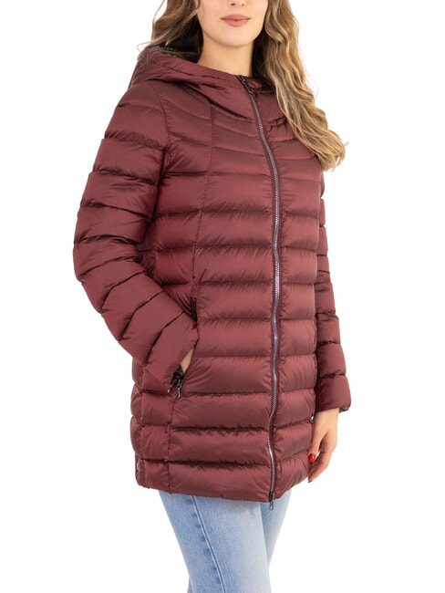 COLMAR DELUXE Piumino cappuccio media lunghezza darkbrunette-darks - Piumini Donna