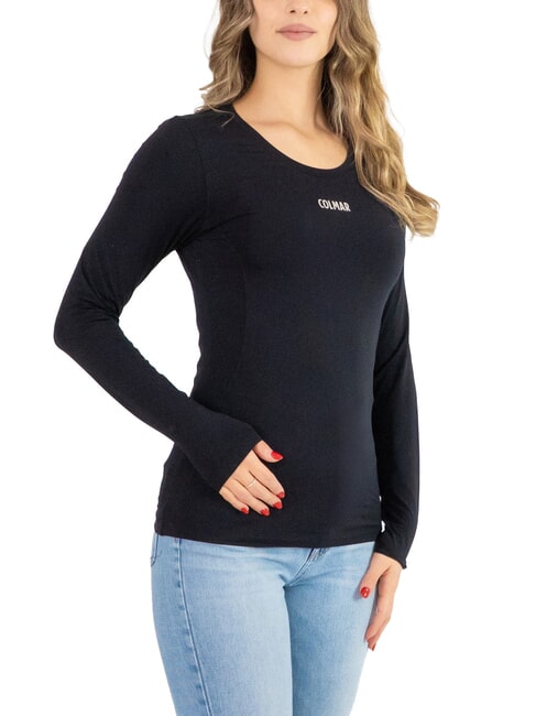 COLMAR SCI ZONE Maglia a manica lunga scollo tondo black - T-shirt e Top Donna