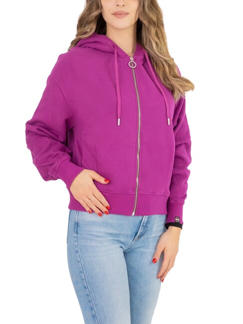 COLMAR STUNNING Felpa full zip con cappuccio e pinces popstar - Felpe Donna