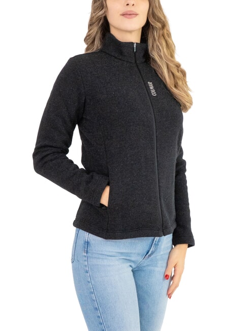 COLMAR SCI PURE Felpa termica collo alto full zip black - Felpe Donna