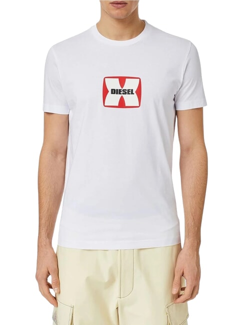 DIESEL T-DIEGOR Maglietta in cotone white - T-shirt Uomo