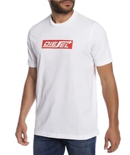 DIESEL T-JUST Maglietta in cotone white - T-shirt Uomo - 1