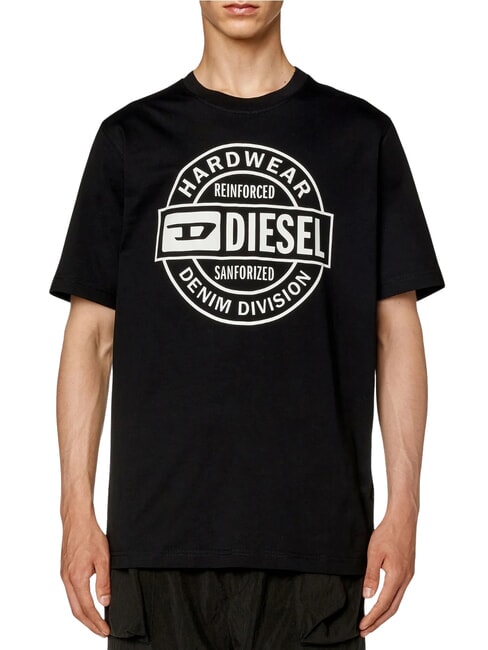 DIESEL T-JUST T-Shirt in cotone black - T-shirt Uomo
