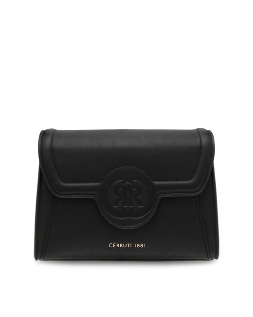 CERRUTI FLORENCE Borsa piccola a tracolla con flap nero - Borse Donna
