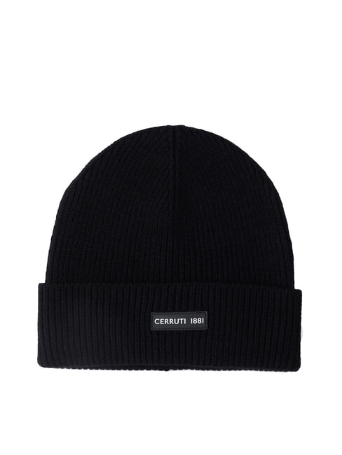 CERRUTI BEANIE Berretto in lana nero - Cappelli