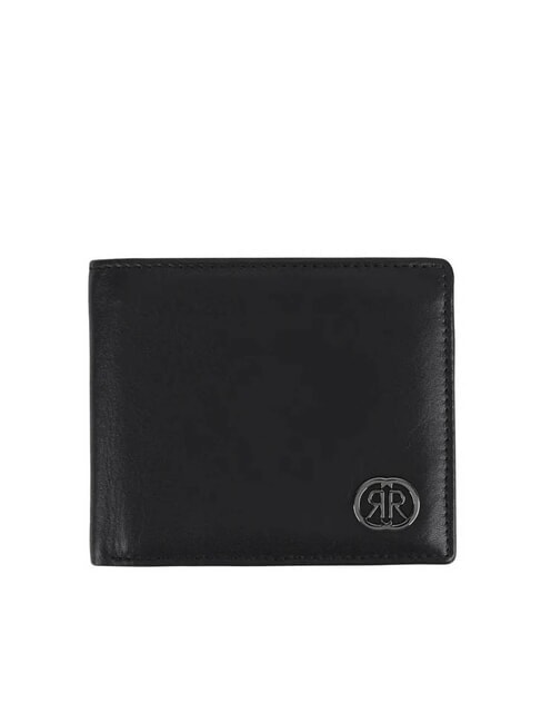 CERRUTI RAUL Portafoglio in pelle con flap nero - Portafogli Uomo