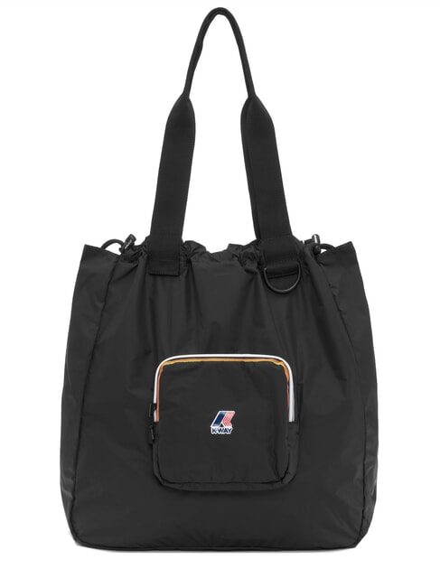 KWAY LE VRAI 4.0 VICTORINE Borsa shopping a spalla ripiegabile black pure - Borse Donna