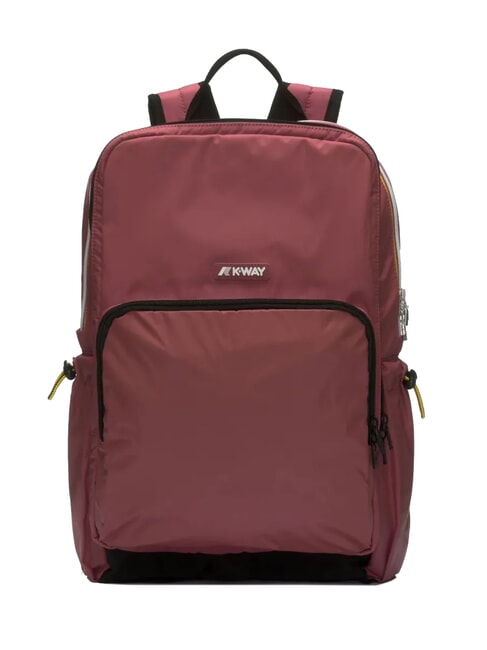 KWAY GIZY Zaino in nylon porta pc 15" red syrah - Zaini da lavoro porta PC
