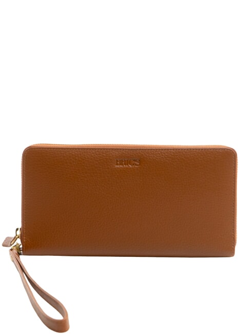 BRIC’S MARMOLADA Portafoglio zip around in pelle tabacco - Portafogli Donna