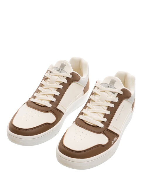 PIQUADRO TE Sneakers color-block bianco/marrone - Scarpe Unisex