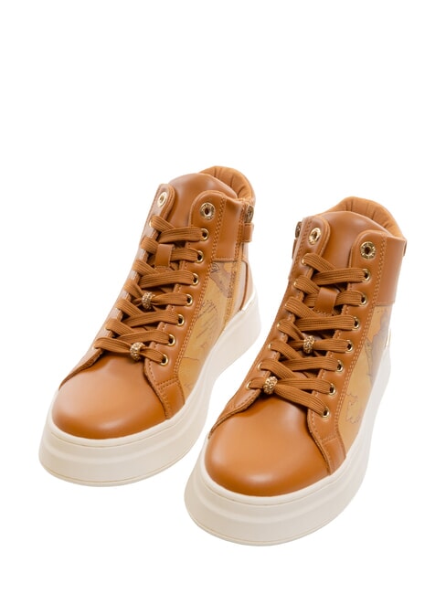 ALVIERO MARTINI PRIMA CLASSE GEO Sneakers alte Cuoio/Geo Beige - Scarpe Donna