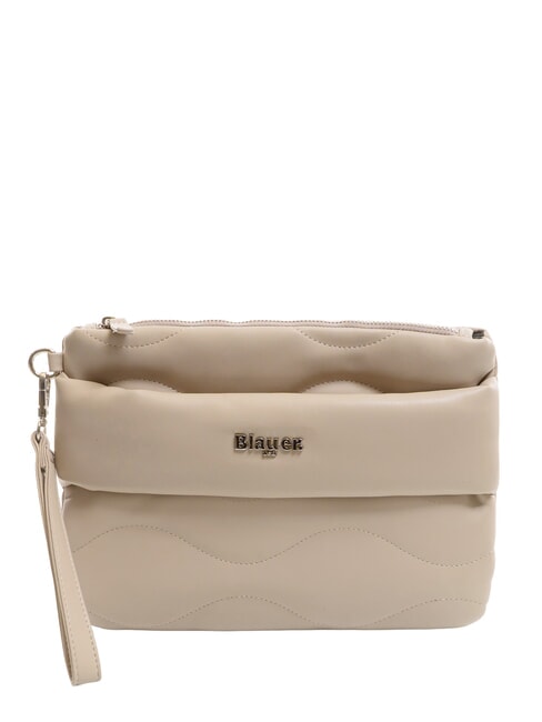 BLAUER WAVES Pochette con polsierina beige - Borse Donna