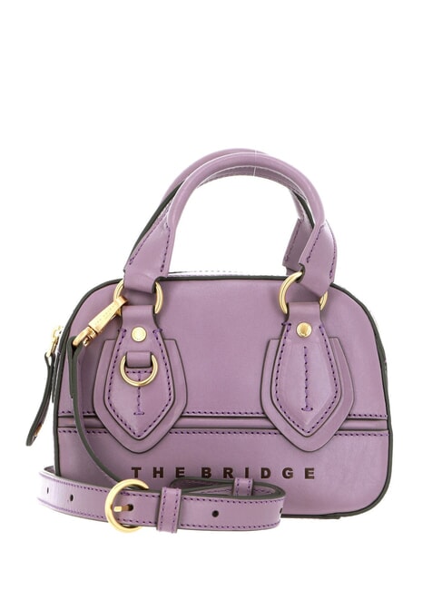 THE BRIDGE DAPHNE Bauletto Small in pelle malva abb.oro - Borse Donna
