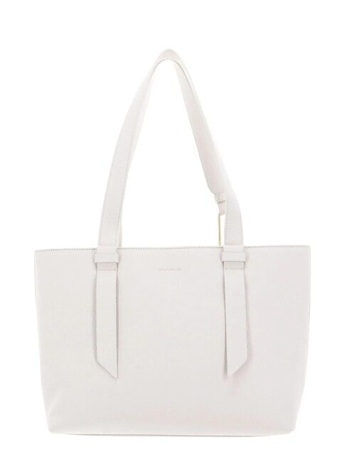 COCCINELLE MALORY  Shopping Bag in pelle blanco - Borse Donna