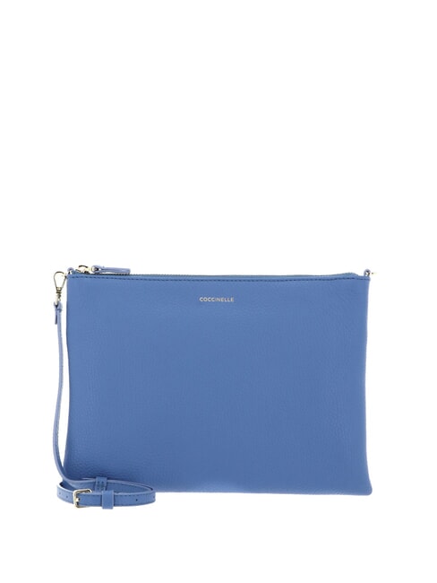 COCCINELLE BEST CROSSBODY Minibag in pelle azul - Borse Donna