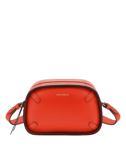 COCCINELLE MALETA CALF Mini Bag a tracolla, in pelle gazpacho - Borse Donna
