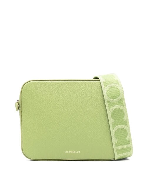 COCCINELLE TEBE Borsa piccola pelle martellata guacamole - Borse Donna