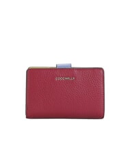 COCCINELLE METALLIC TRICOLOR Leather wallet - Portafogli Donna