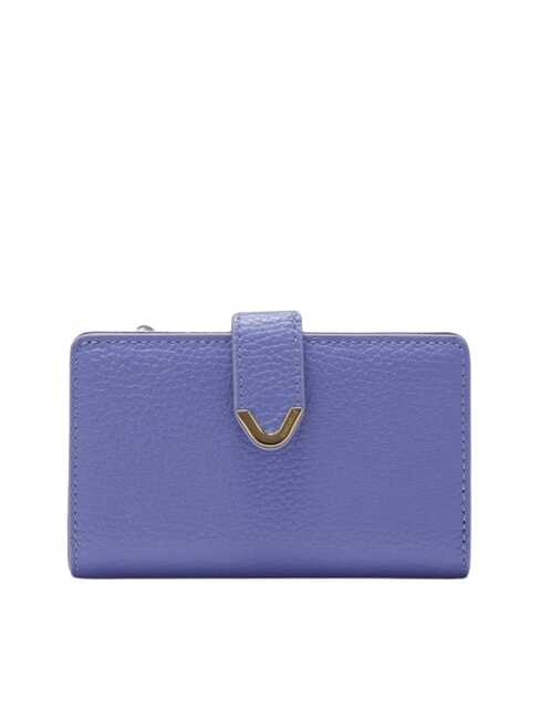 COCCINELLE DEW Portafoglio medio in pelle martellata azul - Portafogli Donna