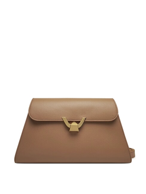 COCCINELLE DEW Borsa media a spalla in pelle martellata skin - Borse Donna