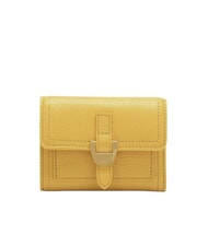 COCCINELLE CAMPUS Portafoglio compatto in pelle martellata - Portafogli Donna