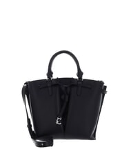 COCCINELLE FLORES Borsa tote piccola in pelle martellata Nero - Borse Donna - 1