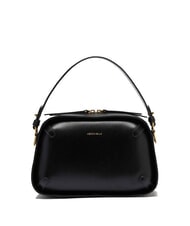 COCCINELLE MALETA CALF COC Borsa  a spalla in pelle con tracolla Nero - Borse Donna - 1