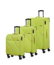 AMERICAN TOURISTER SUN BREAK Set 3 trolley:cabin+medio,grande espandibili - Set Trolley