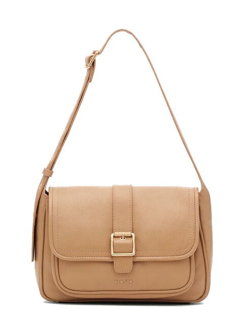 BIASIA FACTOR Borsa a tracolla in pelle camel - Borse Donna