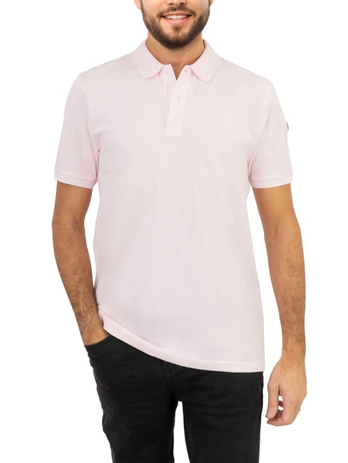 COLMAR START Polo a manica corta regular fit barelypink/bianco - Polo Uomo