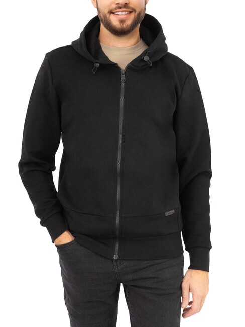 COLMAR UNCOUNTED Felpa full zip con cappuccio black - Felpe Uomo