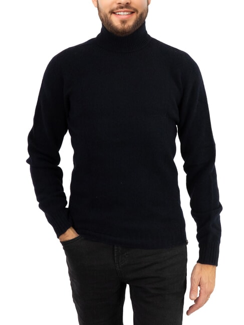 COLMAR KENTY Maglione dolcevita in lana navy blue - Maglie Uomo