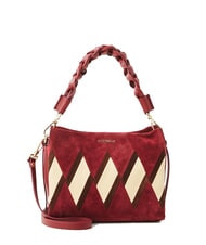 COCCINELLE BOHEME NEW GEOMETETRIC PATCH Borsa a mano pelle suede con tracolla - Borse Donna
