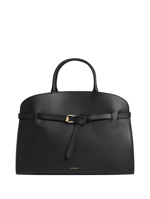 COCCINELLE SABINE Borsa a mano in pelle con tracolla Nero - Borse Donna