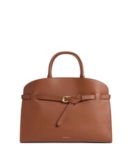 COCCINELLE SABINE Borsa a mano in pelle con tracolla cognac - Borse Donna - 1