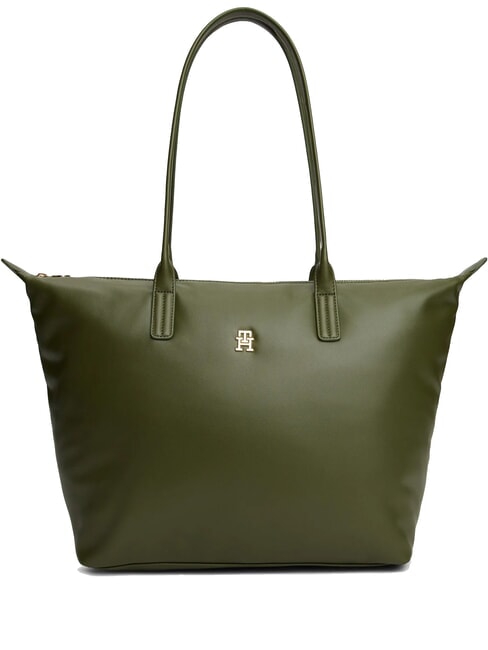 TOMMY HILFIGER POPETTE SOFT Borsa shopping a spalla huntsman green - Borse Donna