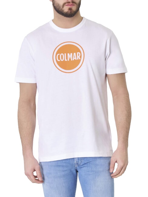 COLMAR FRIDA T-Shirt in cotone white/tropico - T-shirt Uomo
