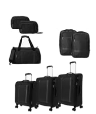AMERICAN TOURISTER BLAZING RIDE Set 8 pezzi: 3 Trolley, 1 Borsone, 2 Zaini, 2 Beauty - Set Trolley