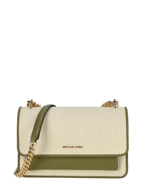 MICHAEL KORS CLAIRE Borsetta a spalla / a tracolla safari green - Borse Donna