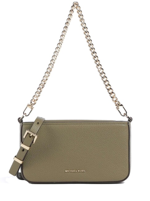 MICHAEL KORS BRYANT Pochette a spalla, con tracolla safari green - Borse Donna
