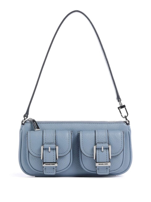 MICHAEL KORS ZOEY Mini Bag a spalla, in pelle chambray - Borse Donna