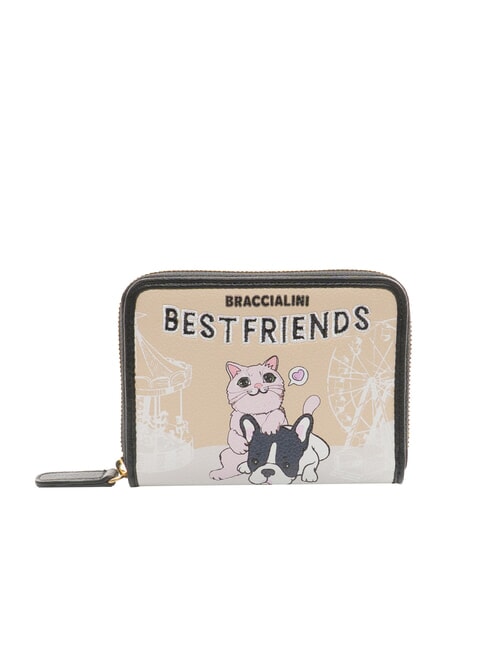 BRACCIALINI ALLROUND BEST FRIENDS Portafoglio compatto zip around multi - Portafogli Donna