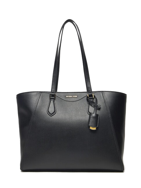 MICHAEL KORS TARYN Borsa shopping a spalla in pelle black - Borse Donna