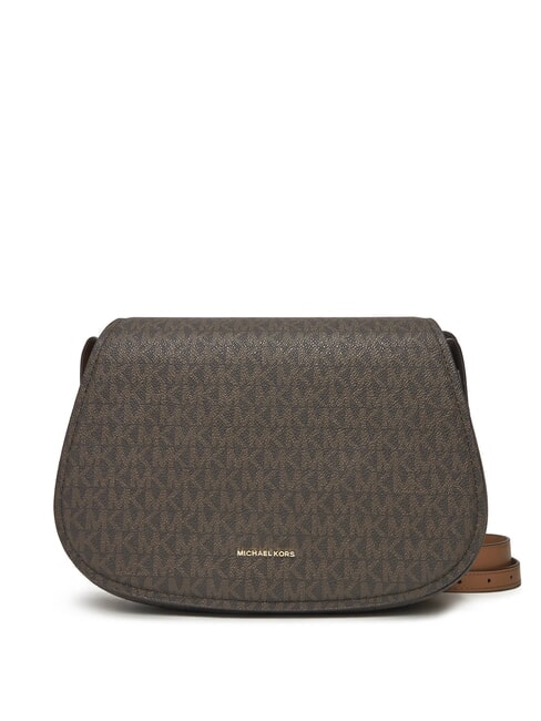 MICHAEL KORS LYDIA Borsa a tracolla con patta brn/acorn - Borse Donna